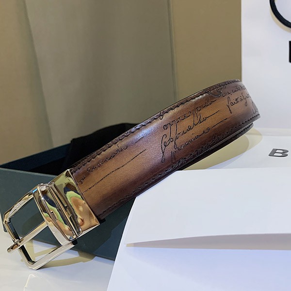 Berluti Replica Versatile Leather Belt 35MM beg90580