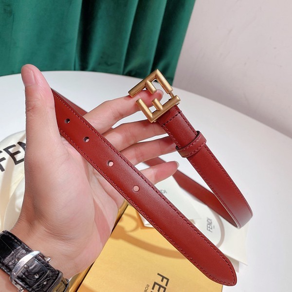 New limited edition Fendi FF motif leather belt in calf leather fet53864