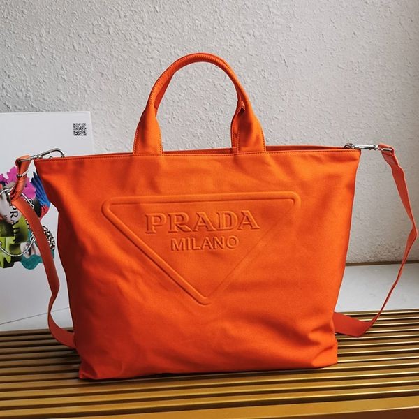 Prada Replica Canvas Tote Bag with Tracking PUW02007