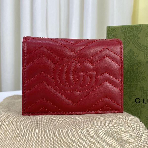 Recommended Gucci Replica GG Marmont Card Case Wallet gue62315