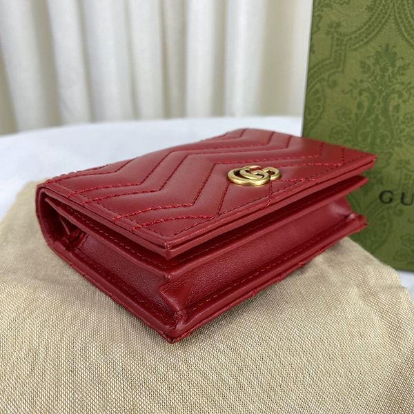 Recommended Gucci Replica GG Marmont Card Case Wallet gue62315