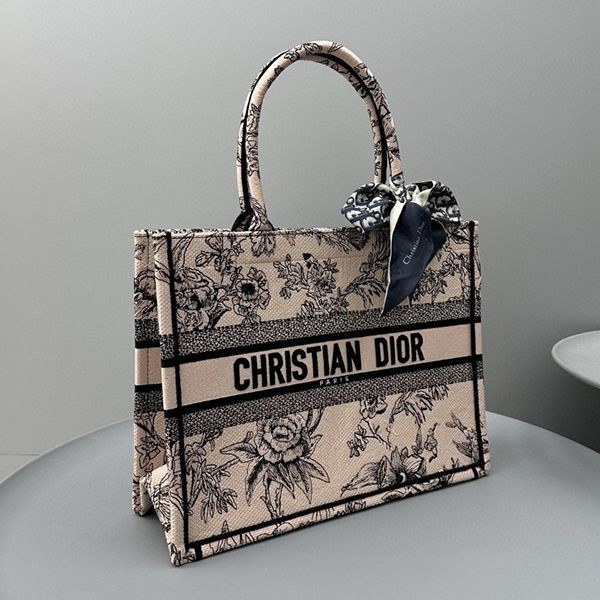 Easy to use Dior Book Tote Copy Bag Medium Embroidery M1296ZRYZ_M973
