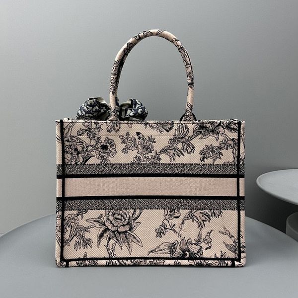 Easy to use Dior Book Tote Copy Bag Medium Embroidery M1296ZRYZ_M973