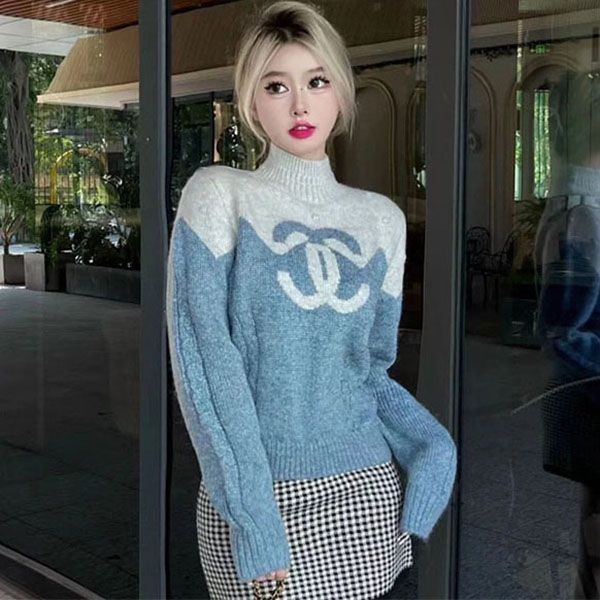 ★Safe shipping with tracking Chanel knit top sweater shu82794