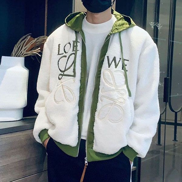 No.1 Popular Loewe Hooded Zip Jacket Replica lok67543