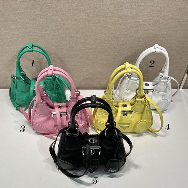 Rare Prada Replica Moon Renylon & Leather Bag 5 Colors PUK40084