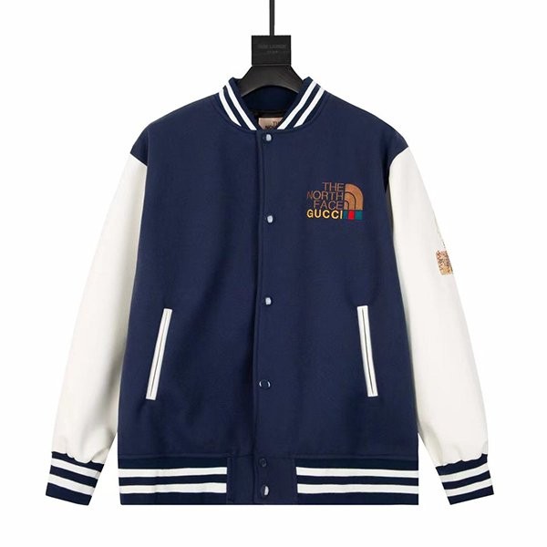 Extremely rare! Gucci x North Face baseball jersey replica collaboration Nol24699 Extremely rare! Gucci x North Face baseball jersey replica collaboration Nol24699
