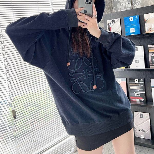 Loewe Anagram Reversible Hoodie Replica loh28155 Loewe Anagram Reversible Hoodie Replica loh28155