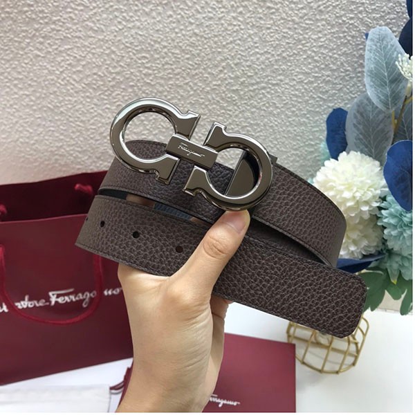 Ferragamo logo buckle belt replica fex74611