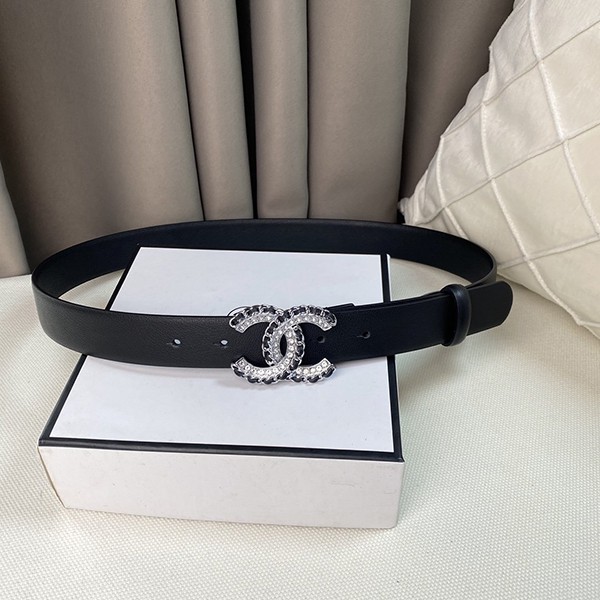 The hot topic! Chanel belt replica ☆ Adult luxury belt calfskin 3.0cm shk10798