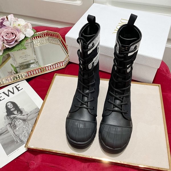 Free shipping ☆ Dior ☆ Military style "D-Major" fake short boots deo39723