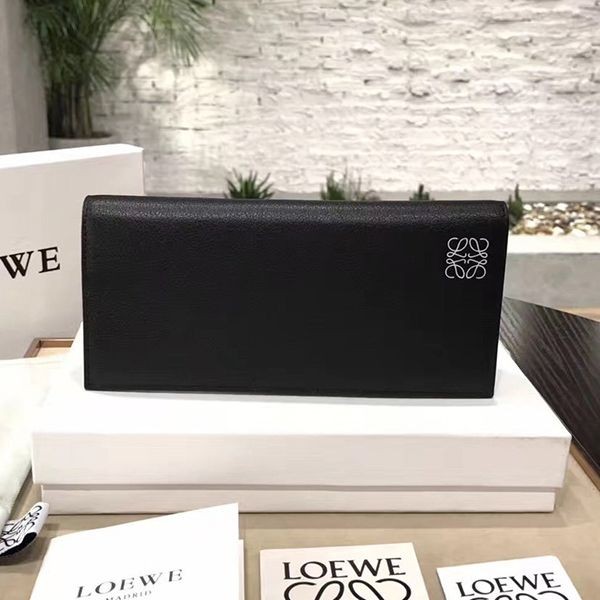 Very popular: Loewe soft grain calf long horizontal wallet replica lov47971