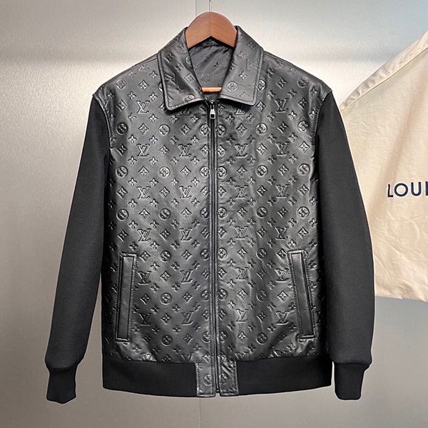 Hard to find Louis Vuitton studded leather bomber jacket replica vuy35331 Hard to find Louis Vuitton studded leather bomber jacket replica vuy35331