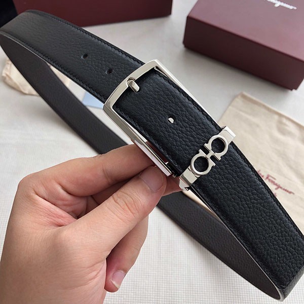 Immediate delivery Ferragamo belt replica reversible men's leather fej69722
