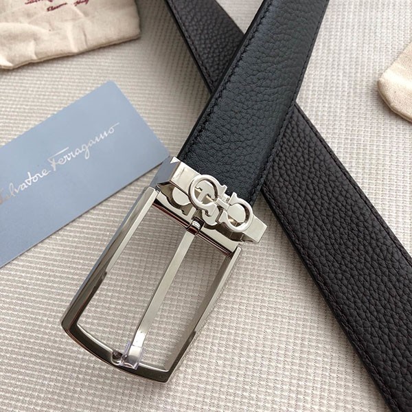 Immediate delivery Ferragamo belt replica reversible men's leather fej69722