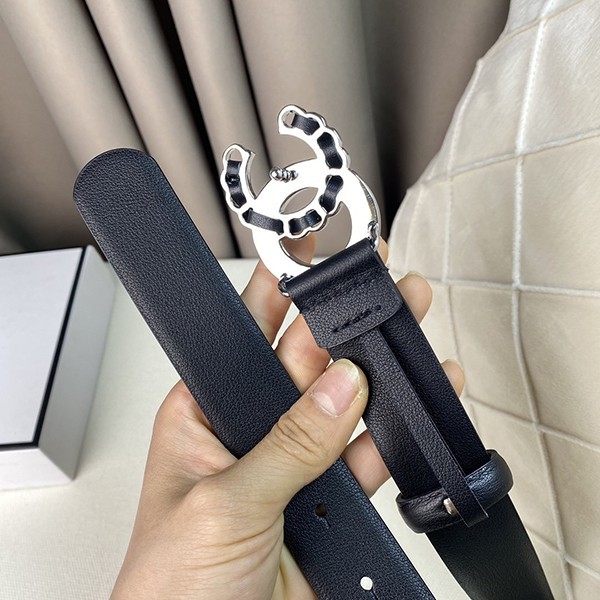 Stylish? Chanel calfskin belt replica accessory 3.0cm shq65052