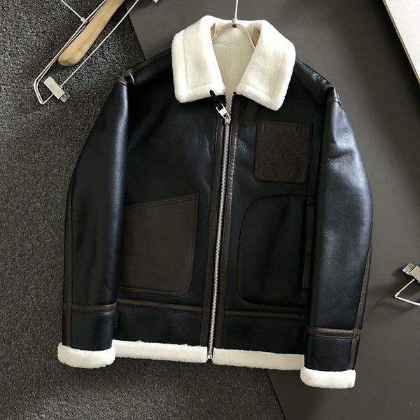 Loewe Aviator Napa Leather Jacket Replica loj20583