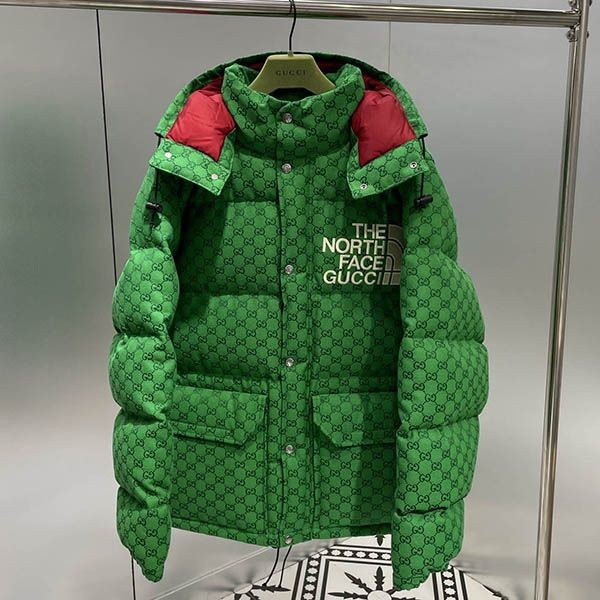 High quality North Face x Gucci GG canvas down coat replica Noc27252 High quality North Face x Gucci GG canvas down coat replica Noc27252