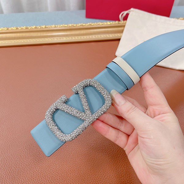 Hard to find replica Valentino GARAVANI stone logo belt Vus14387
