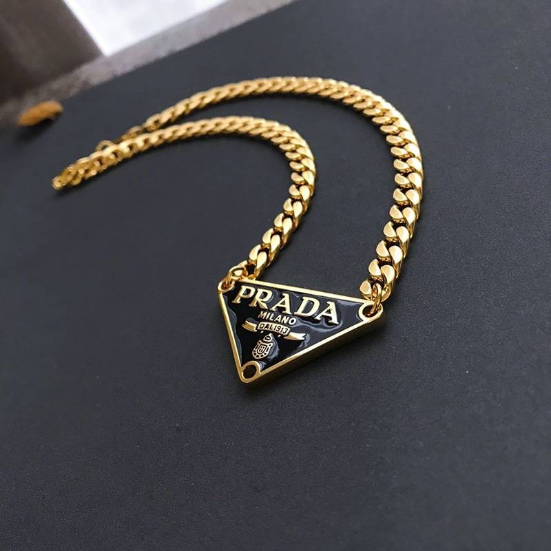 Perfect gift? Prada symbol necklace replica puw03803