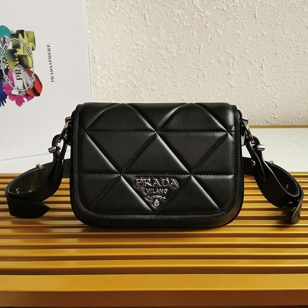 Perfect gift Prada Saffiano leather shoulder bag fake bag put15156