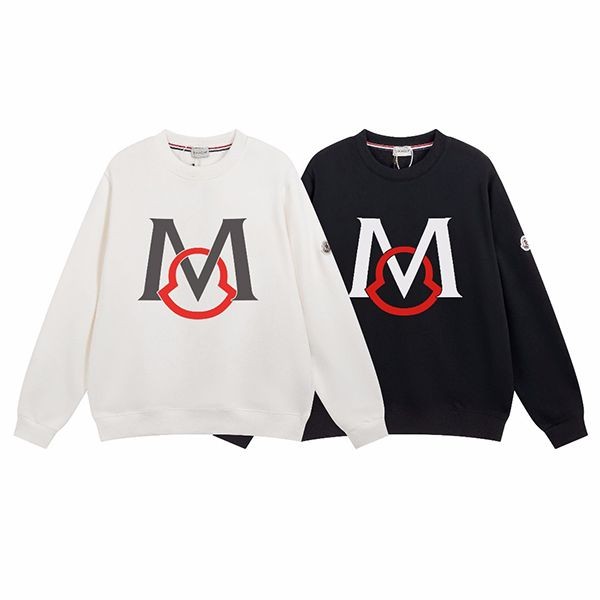 Extremely rare! Moncler sweatshirt copy sequin logo 2 colors moe28100