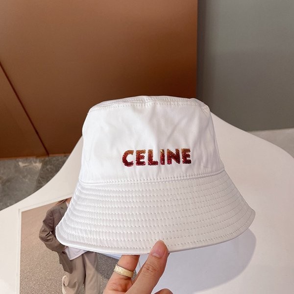 Perfect gift? Celine logo cotton bucket hat Ceb12368