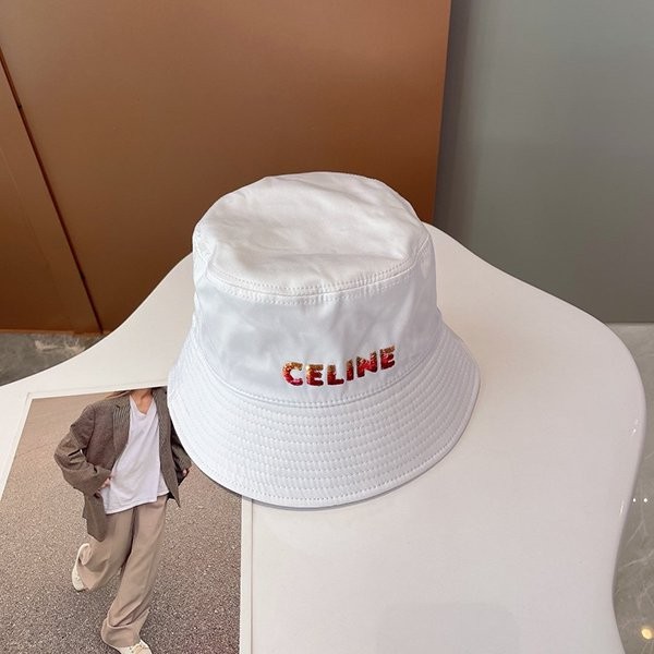 Perfect gift? Celine logo cotton bucket hat Ceb12368