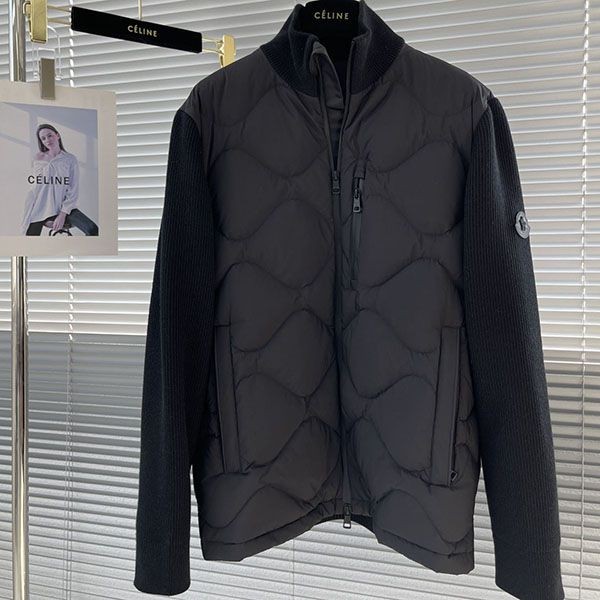 Cute Moncler down jacket replica knit high neck mom45353