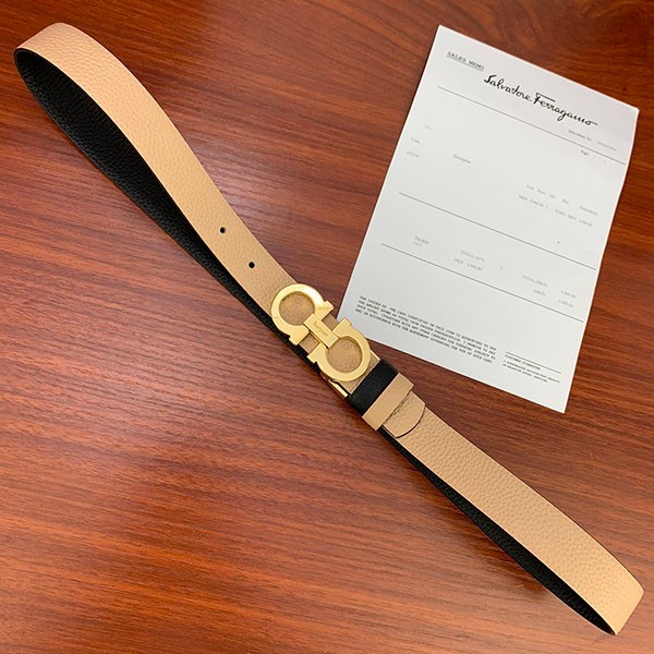 Ferragamo logo buckle belt replica feo29213