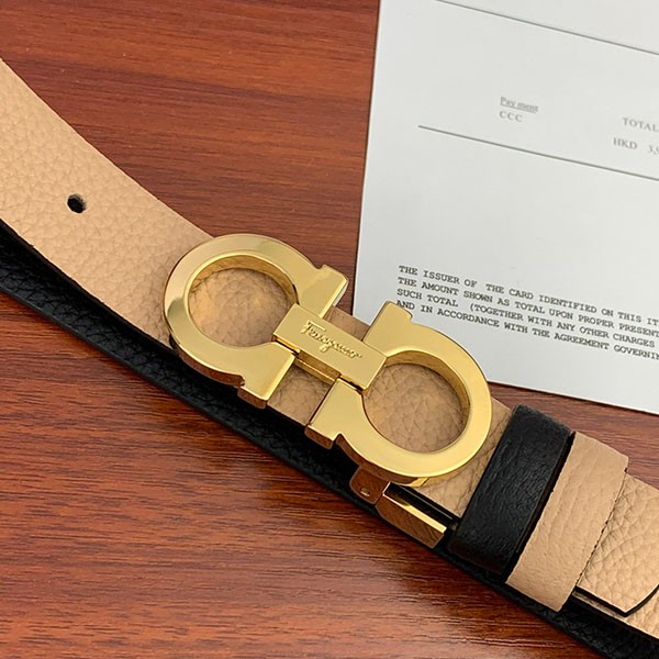 Ferragamo logo buckle belt replica feo29213