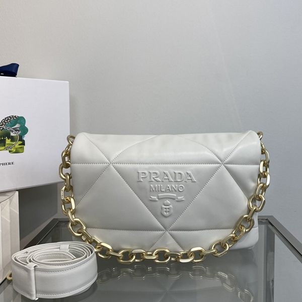 [Very easy to use] Replica Prada Padded Nappa Leather Shoulder Bag pux35096