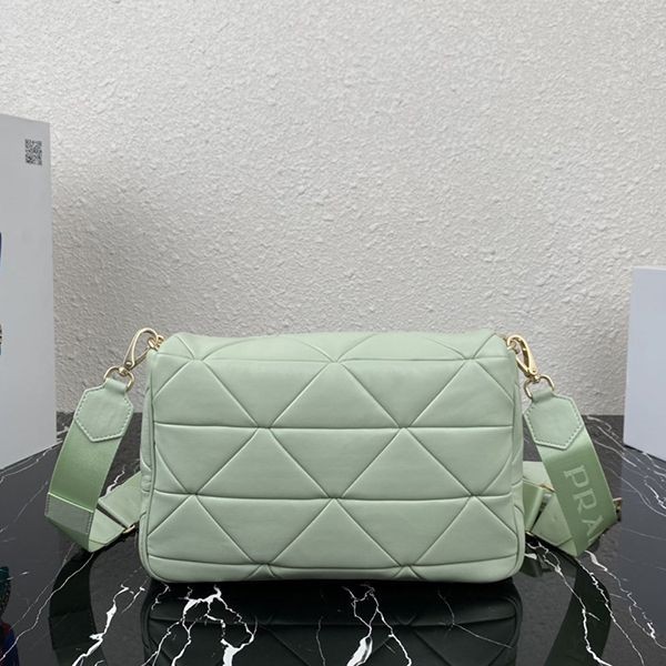 New design Prada nappa leather patchwork bag replica pur81202