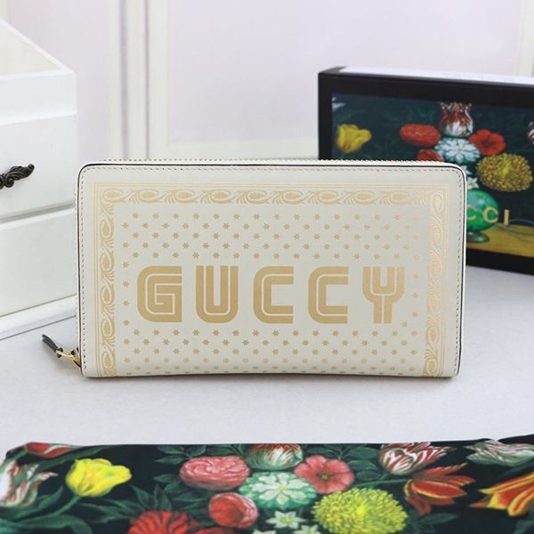Cheap GUCCY Printed Leather Long Wallet with Tracking Replica 510488 gud99978