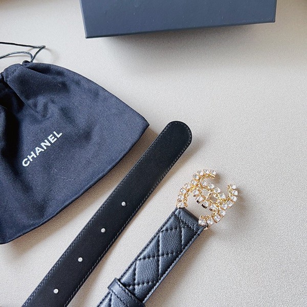 ☆Super popular☆Chanel ☆Adult luxury belt copy calfskin 3.0cm shu32445