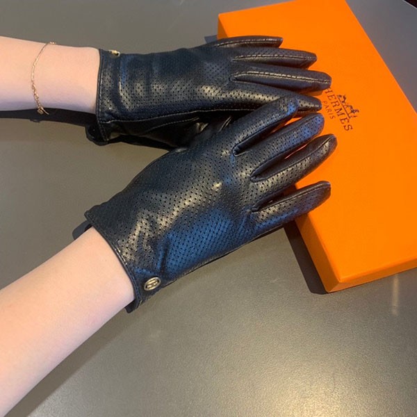 Hermes Farandole Gloves Replica Anjou Glacé? eri55446