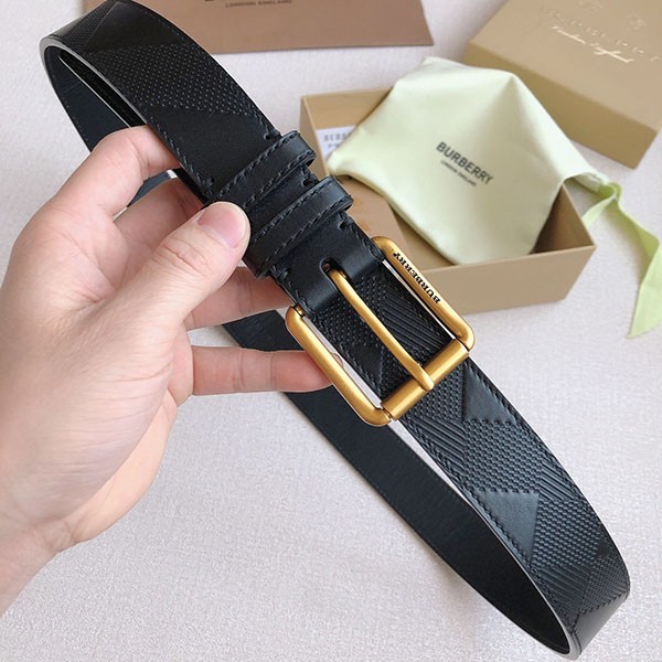 Burberry Replica Men's Reversible Leather Belt Baq41113