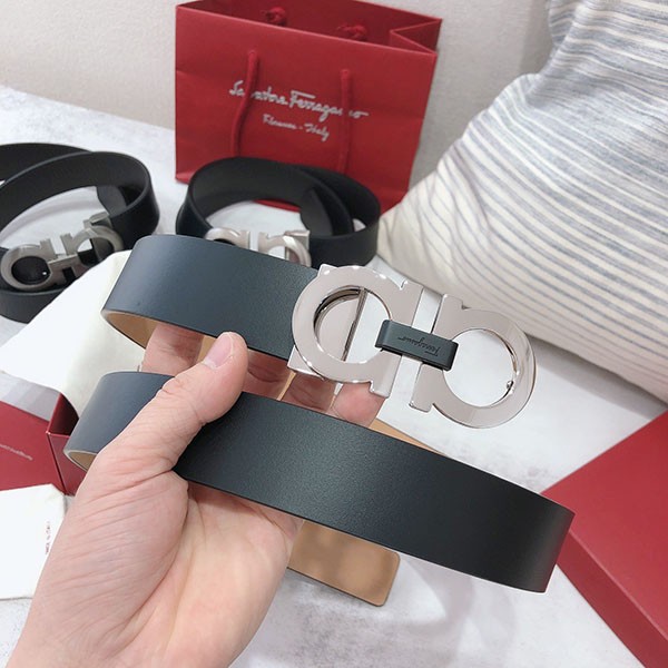 Very popular: Ferragamo logo buckle belt replica fej74293