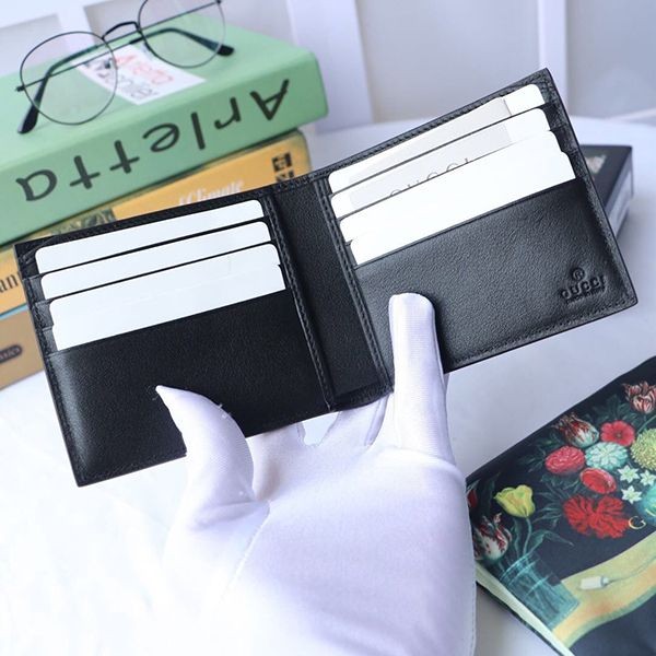 Easy to use Gucci wallet, folding, GG logo copy 408827