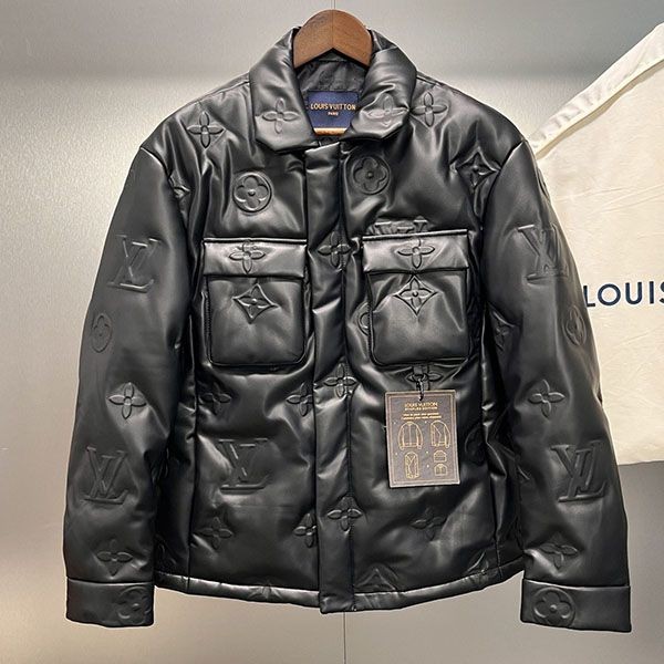 ★Japan!! Popular! Louis Vuitton Leather Down Jacket Replica vur32833