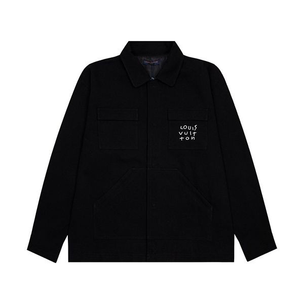 Immediate shipping Louis Vuitton Monogram Denim Jacket Replica vut06079