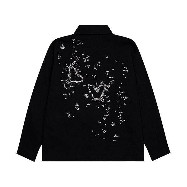 Immediate shipping Louis Vuitton Monogram Denim Jacket Replica vut06079