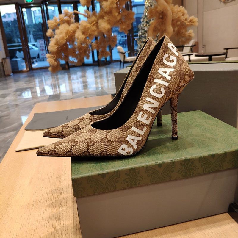 Love at first sight? Gucci x Balenciaga Square Knife Fake Pumps guh22418 Love at first sight? Gucci x Balenciaga Square Knife Fake Pumps guh22418