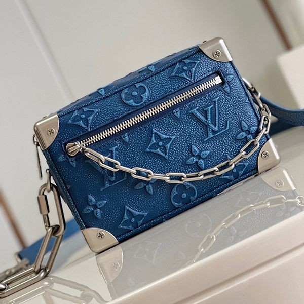 Recommended Louis Vuitton Leather Trunk Shoulder Bag Replica vus34043