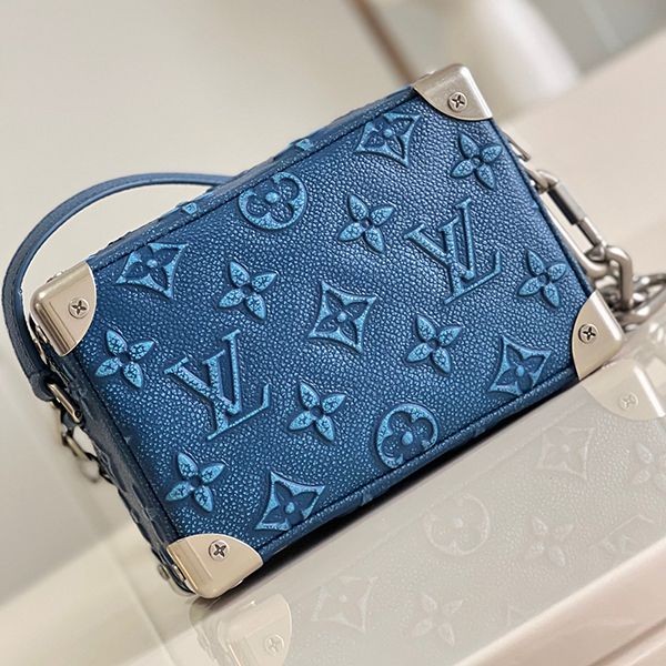 Recommended Louis Vuitton Leather Trunk Shoulder Bag Replica vus34043