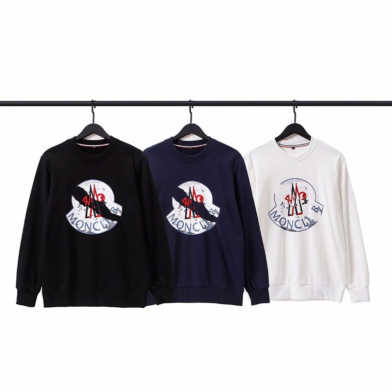 Rare Moncler sweatshirt replica with sequin logo mof96539 from Japan