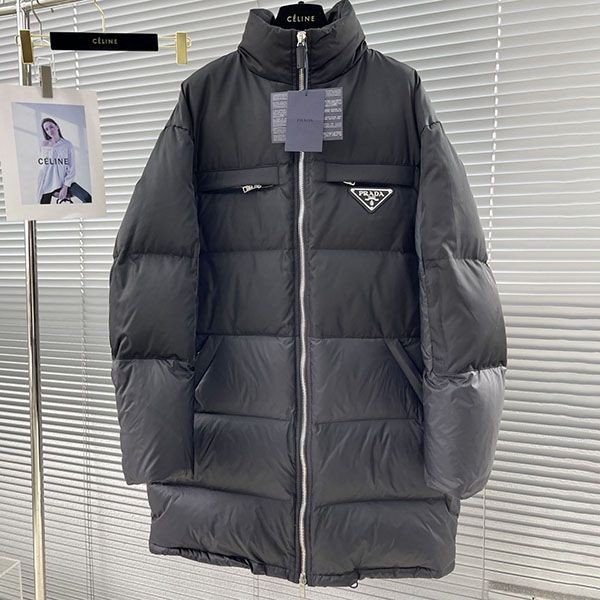 Best Price Prada Logo Down Jacket Replica PUB41666 Best Price Prada Logo Down Jacket Replica PUB41666