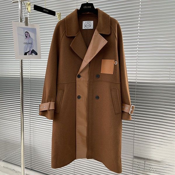 Perfect as a gift: Loewe Anagram Bicolor Replica Breasted Coat lor44136 Perfect as a gift: Loewe Anagram Bicolor Replica Breasted Coat lor44136