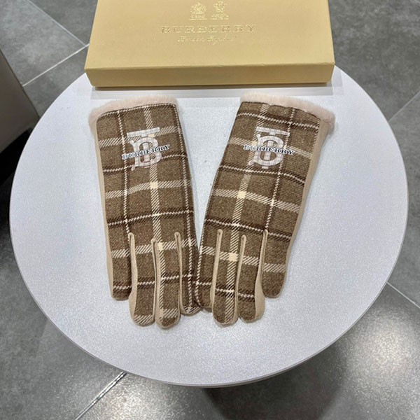 Burberry logo cashmere gloves fake Bao14796
