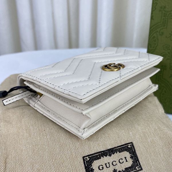 ★Safe shipping with tracking Gucci GG Marmont card case wallet copy 466492